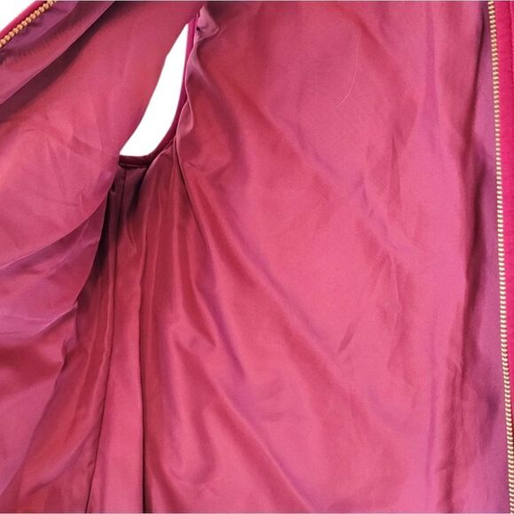 J. Crew Fuscia Quilted Zip-Up Vest Size XS - Picture 6 of 7